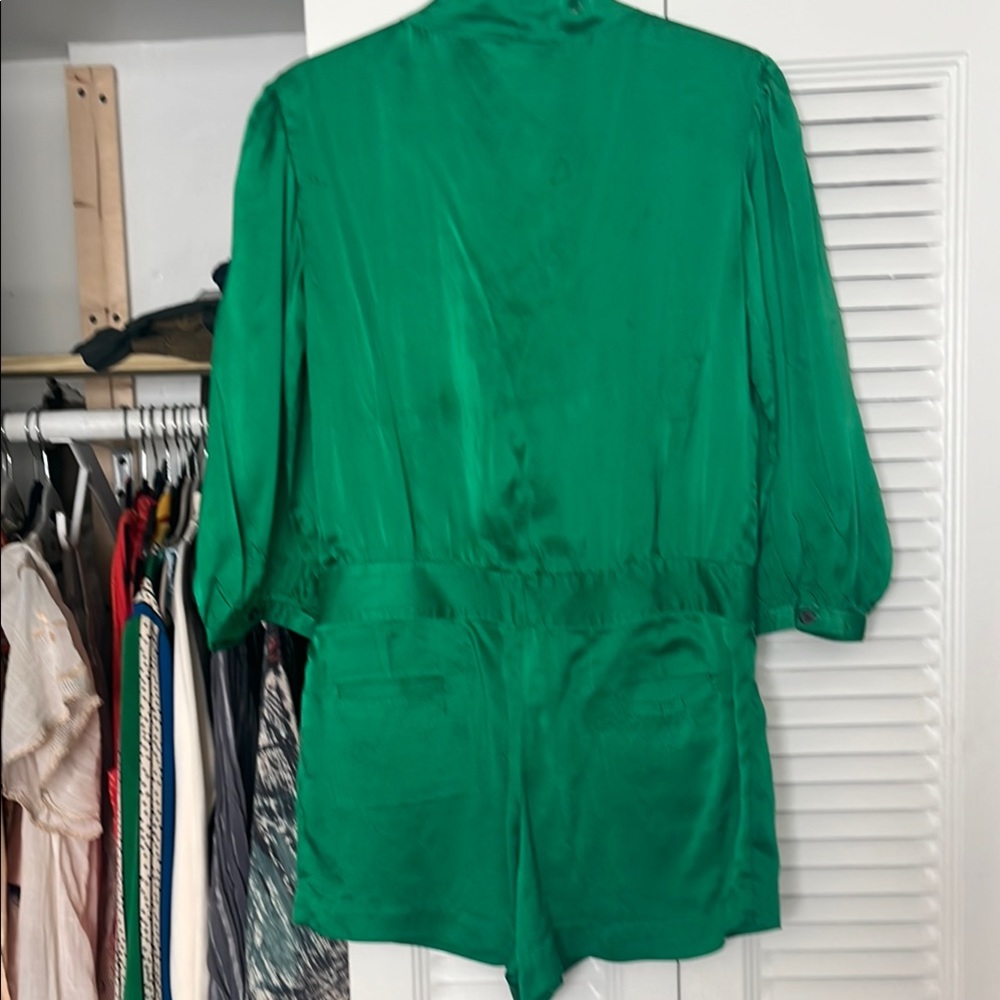 Green Women's Rumper - Picture 2 of 5